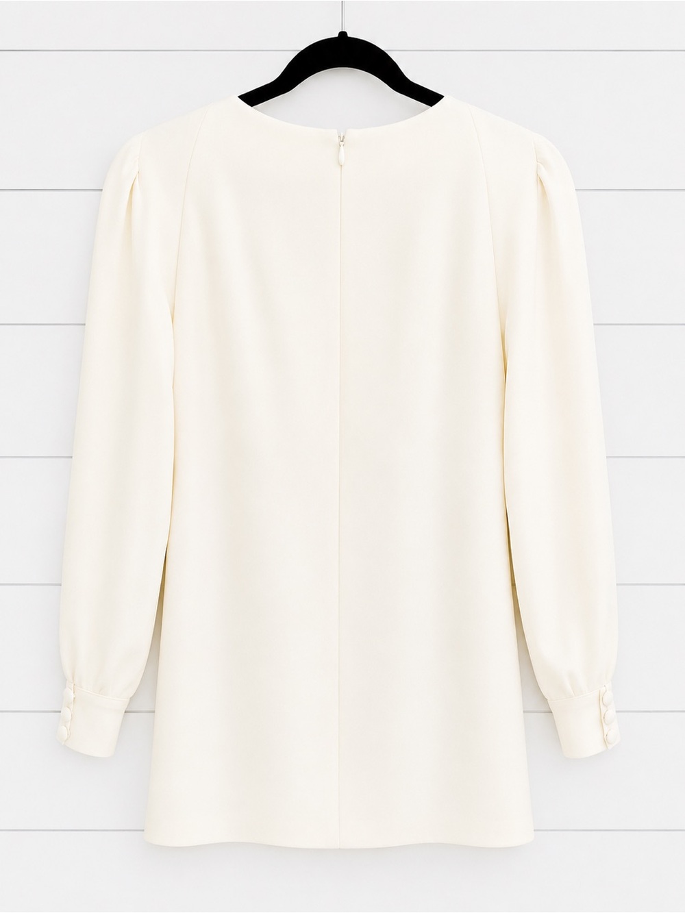 Trina Turk Ivory Square Neck Mini Dress | Size 6 - Picture 5 of 11